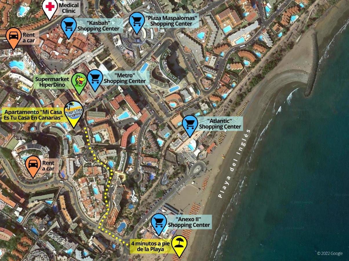Playa Del Ingles, 4 Min A Pie De La Playa Apartment Maspalomas  Exterior foto